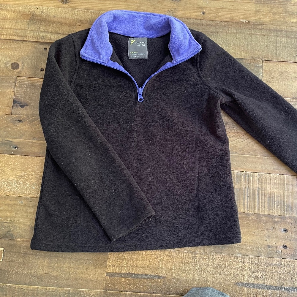 Old Navy Active Girls Pull Over Fleece